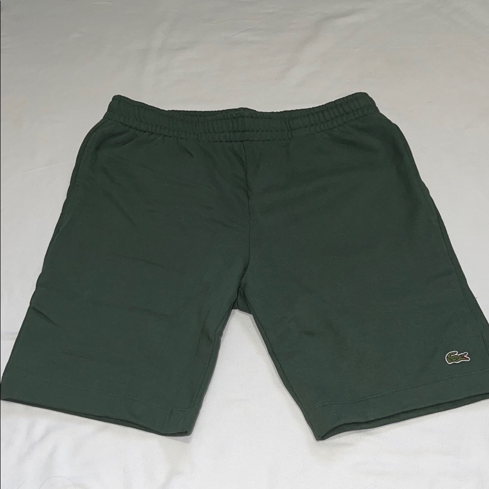 Lacoste Men's Dark Green Athletic Shorts